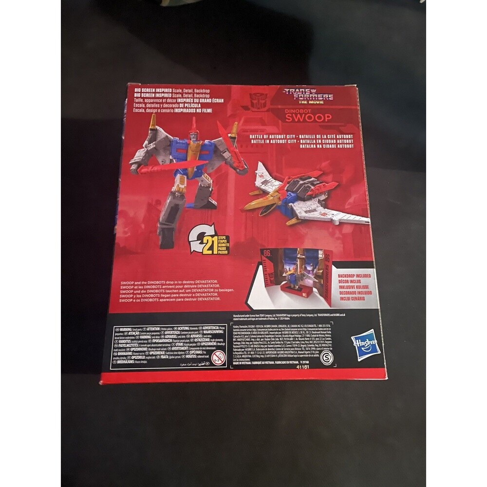 Transformers the Movie ~ Studio Series 86-26 ~ Leader Class Dinobot Swoop ~ NIP - Picture 2 of 6